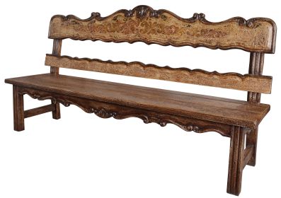 Belruse High Back Bench