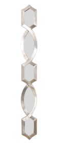 Diamond Stack Mirror Silver