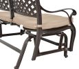 Savannah Outdoor Aluminum Bench Glider