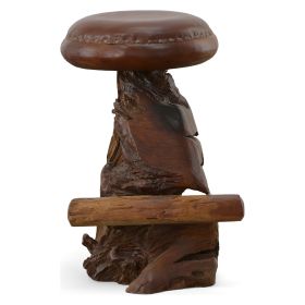 Old Growth Teak Root Bar Stool