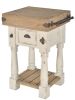 Farmhouse Island Chalk White Work Console Small