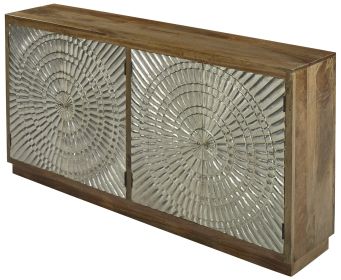 Modern Mango Aluminum Credenza