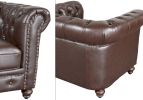 Classic Chesterfield Chair Brown