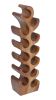 Suar Wood 12 Bottle Wine Holder Natural Finishing