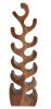 Suar Wood 12 Bottle Wine Holder Natural Finishing