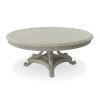 Mystique Gray Mahogany Anglia 72''Rd Dining Table