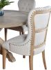 Farmhouse Diamond 48'' Round Dining Table Set of 5