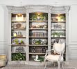 Mystique Gray Buckingham Curved Library Bookcase