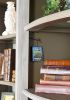 Mystique Gray Buckingham Curved Library Bookcase