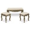 Platine Lion Coffee Table Set of 3