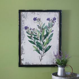 Botanical Wild Indigo Wall Decor