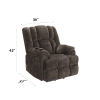 Brown Power Lift Recliner with Heating and Massage