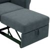 3-in-1 Sofa Bed Chair, Convertible Sleeper Chair Bed,Adjust Backrest Into a Sofa,Lounger Chair,Single Bed,Modern Chair Bed Sleeper for Adults