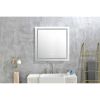 36x36 Inch LED Bathroom Mirror with Frontlit and Backlit, Wall Mounted Vanity Mirror with Smart Touch Button, Anti-Fog, Memory Function, 3 Colors