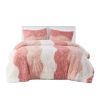 Ombre Shaggy Faux Fur Comforter Set