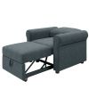 3-in-1 Sofa Bed Chair, Convertible Sleeper Chair Bed,Adjust Backrest Into a Sofa,Lounger Chair,Single Bed,Modern Chair Bed Sleeper for Adults