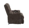 Brown Power Lift Recliner with Heating and Massage