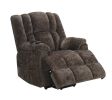 Brown Power Lift Recliner with Heating and Massage