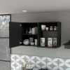 Carter Black 2 Wall Cabinet