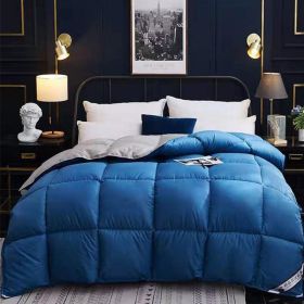 Down Duvet, Winter Duvet, Goose Down Duvet Core, Air Conditioner (Option: Blue-150x200cm-8)