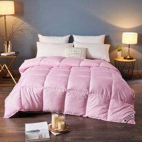 Down Duvet, Winter Duvet, Goose Down Duvet Core, Air Conditioner (Option: Pink-150x200cm-6)