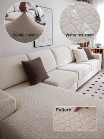 1 PC Sofa Cover Elastic All Inclusive Universal Set All Season Universal Anti Cat Scratch Sofa Cushion Cover (Color: Beige, size: Sofa head cover)