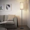 Floor Lamp for Living Room, Modern Standing Lamps with Lampshade, Minimalist Tall Lamp with Foot Switch for Living Room, Bedroom, Kids Room