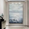 Hand Painted Abstract Landscape Oil Painting Oil Painting Seascape Clouds Nordic Wall Art Picture Modern Living Room Decor