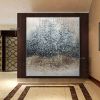 Hand-painted oil painting sitting room hanging painting thick oil jinshan office mural landscape decorative painting living room corridor decorative p