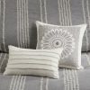 3 Piece Cotton Jacquard Duvet Cover Set