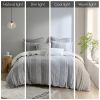 3 Piece Cotton Jacquard Duvet Cover Set