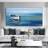 Hand Painting Wall Art Modern Abstract Ocean Landscape Home Living Room hallway bedroom luxurious decorative painting