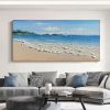 Hand Painting Wall Art Modern Abstract Ocean Landscape Home Living Room hallway bedroom luxurious decorative painting