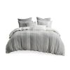 3 Piece Cotton Jacquard Duvet Cover Set