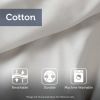 3 Piece Cotton Duvet Cover Set with Chenille Tufting