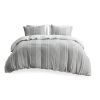 3 Piece Cotton Jacquard Duvet Cover Set