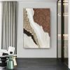 Handmade Oil Painting Large Abstract Oil Painting on Canvas with Thick Textured Brushstrokes Earth Toned Beach Waves Large Textured Wall Art canvas ar