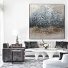 Hand-painted oil painting sitting room hanging painting thick oil jinshan office mural landscape decorative painting living room corridor decorative p