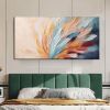 Handmade Oil Painting Abstract Peacock Feather Painting Feather Landscape Furniture Decor Hand Muscle Oil Painting Modern Art Minimalist Living Room W